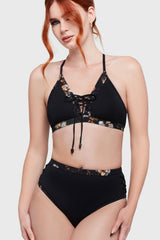 Cinder Root Bikini Top Killstar