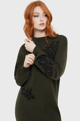 Moth Light Sweater Dress Killstar