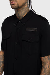 Crypt Threads Button Up Shirt Killstar