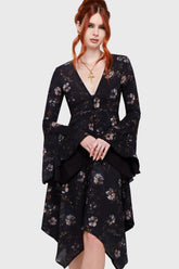 Autumna's Night Midi Dress Killstar