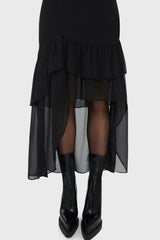 Misty Hollow Midi Dress Killstar