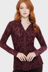 Blood Whisper Mesh Shirt Killstar