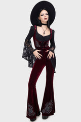 A Devil's Rose Underbust Corset Top Killstar