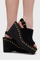 Witchblossom Wedge Sandals Killstar
