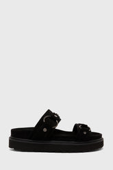 Obsidian Night Flat Sandal Killstar