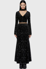 Yours Cruelly Maxi Skirt Killstar