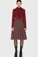 Midnight Gaze Midi Skirt Killstar