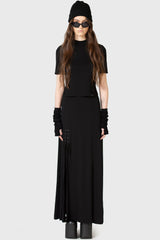 Secretly Weep Maxi Skirt Killstar
