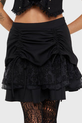 Euphemia Mini Skirt Killstar