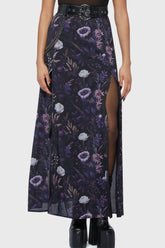 Dusk's Garden Maxi Skirt Killstar