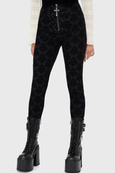 Melisande Skinny Fit Trousers Killstar