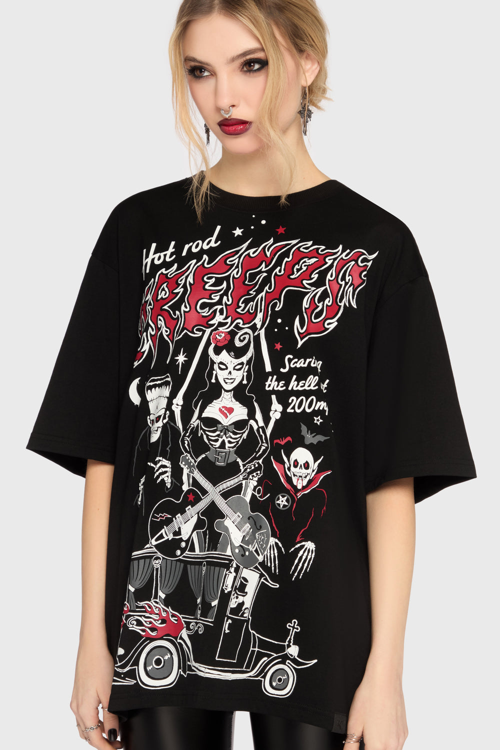 Scaring Hell Boxy T Shirt Killstar