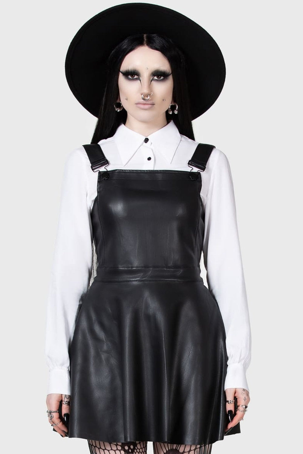 Neve Pinafore Dress Killstar