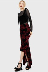 Pandora's Rose Maxi Skirt Killstar