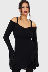 Night Widow Mini Dress Killstar