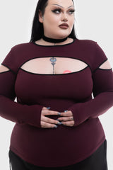 Abyssal Elegy Knitted Top Killstar