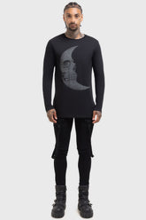 Lunar Crescent Long Sleeve Top Killstar