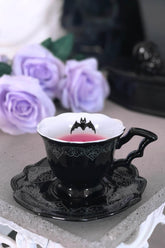 Homeware Cups & Mugs | Killstar After Midnight Tea Cup & Saucer
