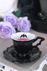 Homeware Cups & Mugs | Killstar After Midnight Tea Cup & Saucer
