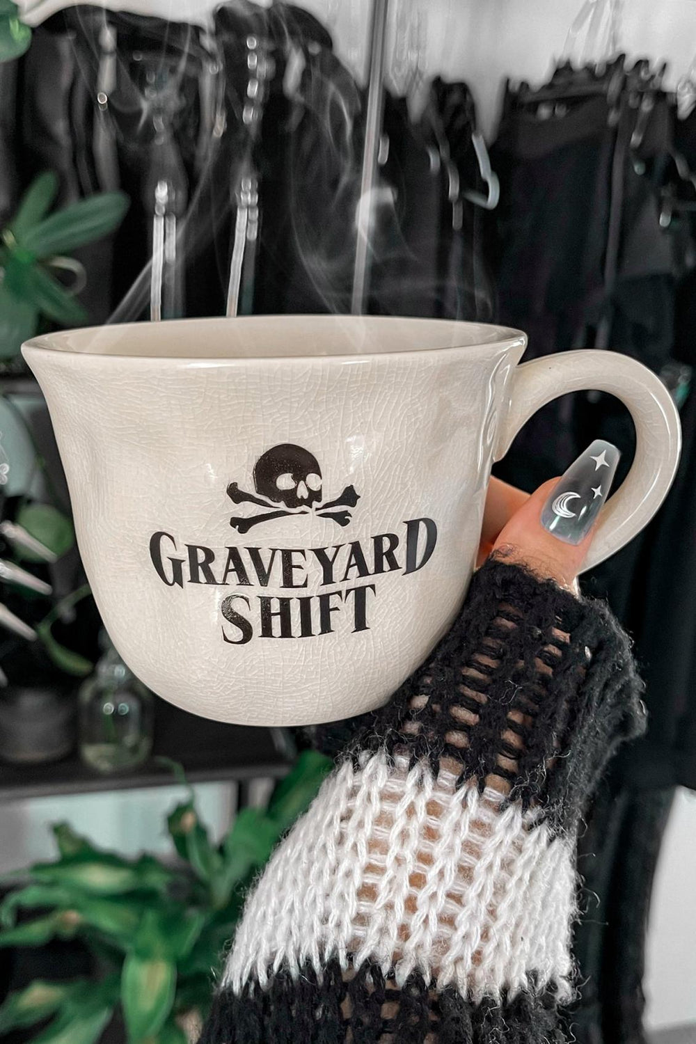 Homeware Cups & Mugs | Killstar Grave Slogan Mug
