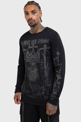 Men Graphic Tops | Killstar Diablo Doom Long Sleeved Top