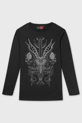 Men Graphic Tops | Killstar Infernal Ashes Long Sleeve Top