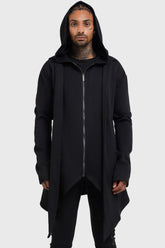 Men Hoodies | Killstar Hardcoded Poetry Longline Hoodie