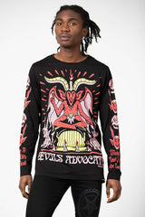 Men Long Sleeves | Killstar Devils Advocate Long Sleeve Top
