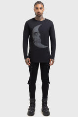 Men Long Sleeves | Killstar Lunar Crescent Long Sleeve Top