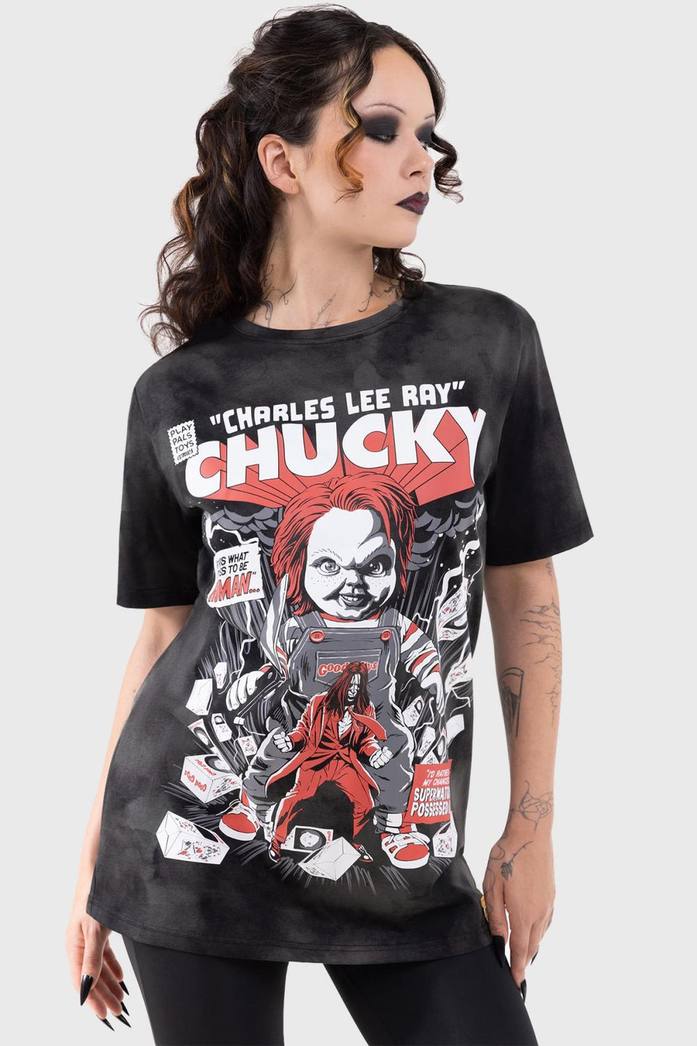 Men T-Shirts & Vests | Killstar Charles Lee Ray T-Shirt