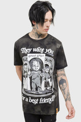 Men T-Shirts & Vests | Killstar Hey There Friend T-Shirt