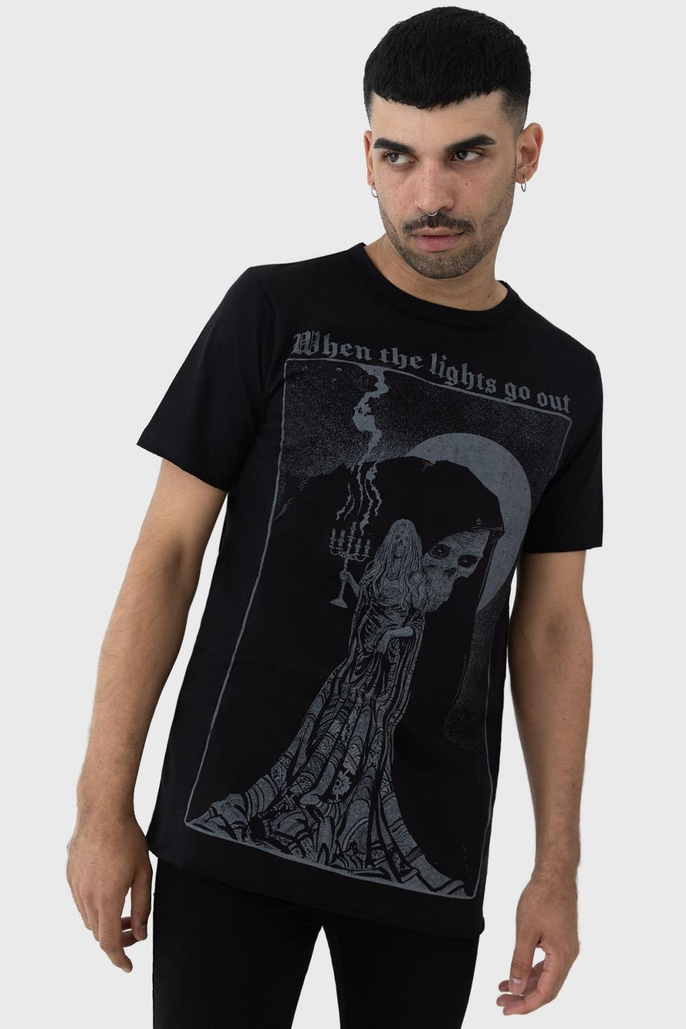 Men T-Shirts & Vests | Killstar Lights Out T-Shirt