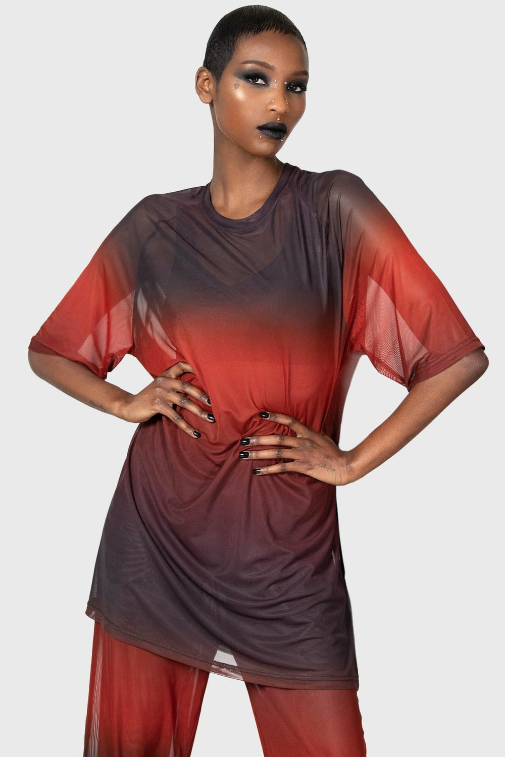 Men T-Shirts & Vests | Killstar Unreal Trance Mesh Top