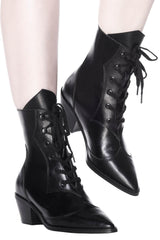 Women Boots | Killstar Raven Pointed-Toe Bootie
