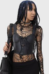 Women Corsets | Killstar Moonless Corset Top