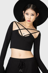 Women Crop | Killstar Celestial Night Crop Top
