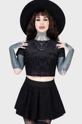 Women Crop | Killstar Chapel Of Hatred Crop Top