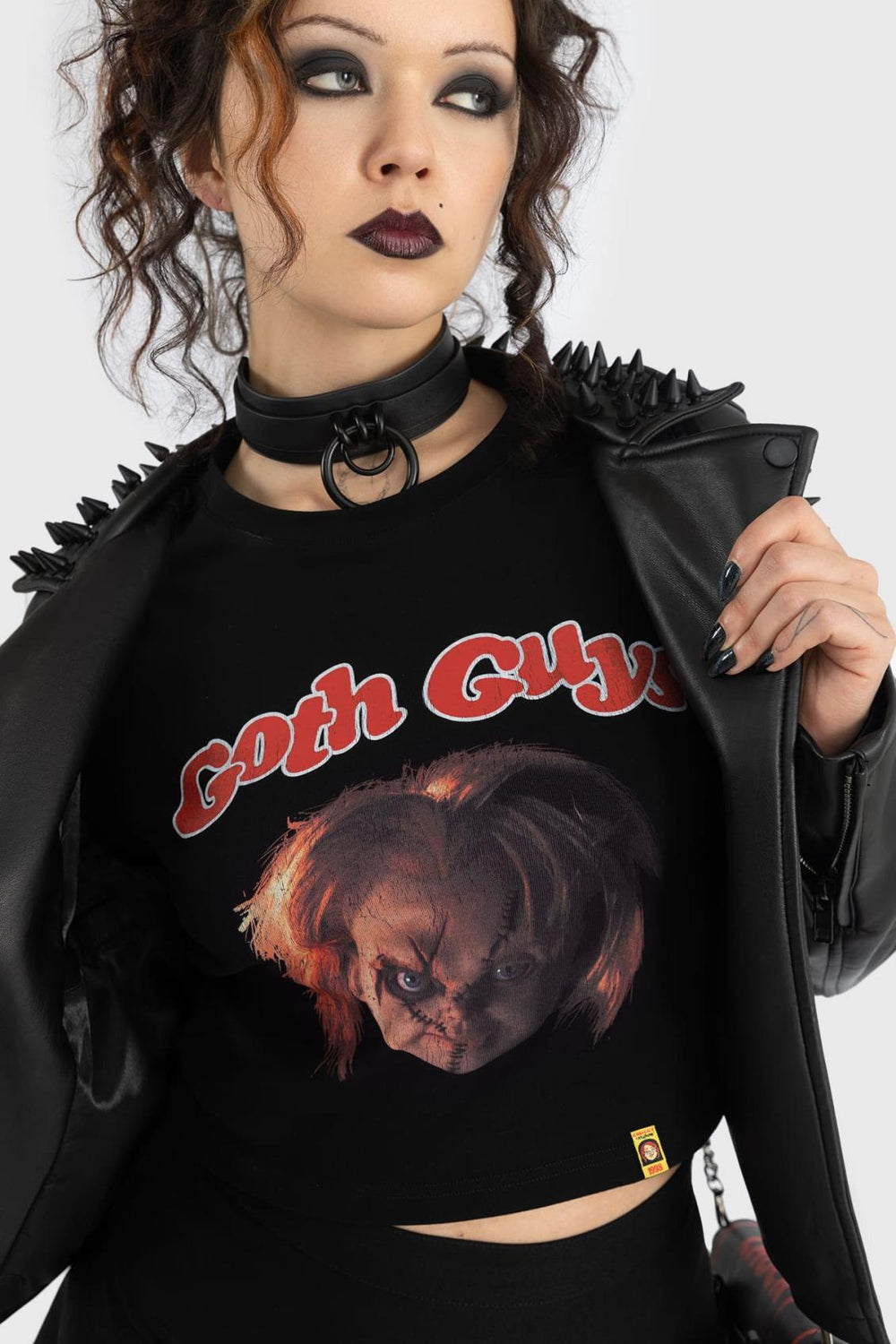 Women Crop | Killstar Goth Guys Shrunken T Shirt