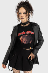 Women Crop | Killstar Goth Guys Shrunken T Shirt