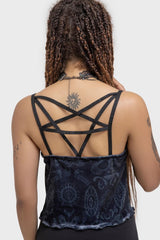 Women Crop | Killstar Half Vamp Top