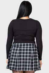 Women Crop | Killstar Lune Sting Ribbed Top