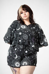 Women Crop | Killstar Moonlight V Neck Crop Top