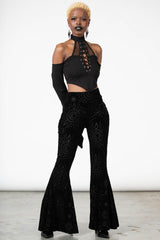 Women Flares | Killstar Evil Eye Burnout Bell Bottom