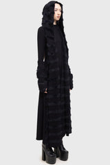 Women Gloves & Scarves | Killstar Striped Night Hooded Scarf