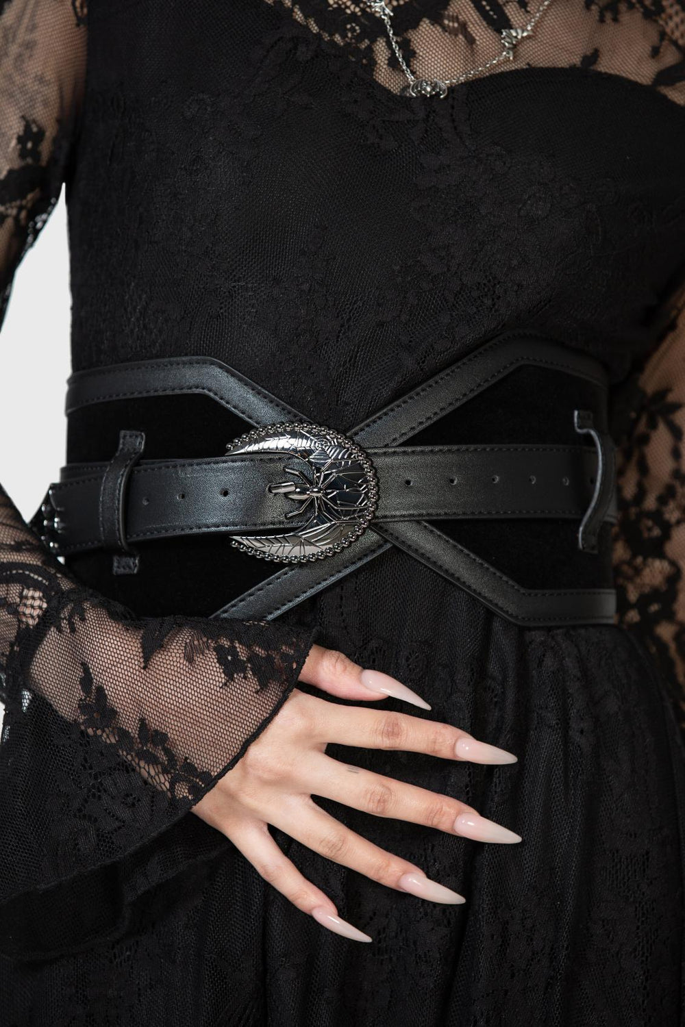 Women Harnesses & Belts | Killstar Funeral Web Waist Belt