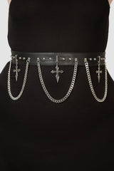 Women Harnesses & Belts | Killstar Hope To Die Cross Belt