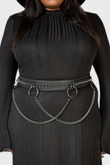 Women Harnesses & Belts | Killstar Learn From Miseries Belt