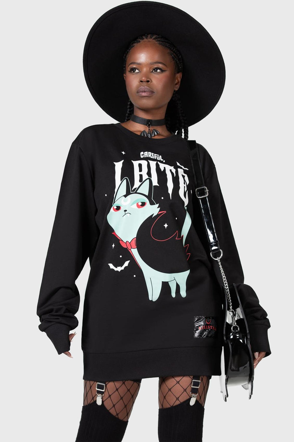 Women Hoodies | Killstar Cat Spat Sweatshirt