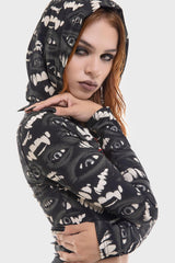 Women Hoodies | Killstar The Lost Boys Crop Hooded Top