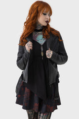 Women Jackets & Coats | Killstar Spideration Biker Jacket